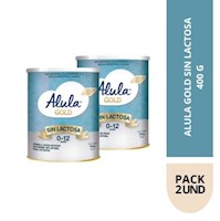 Pack x 2 Alula Gold Sin Lactosa 400 G